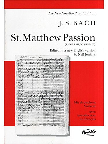 J.s. Bach: St. Matthew Passion