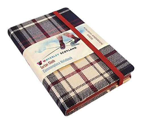 Waverley S.T. (M): Dress Pocket Genuine Tartan Cloth Commonplace Notebook