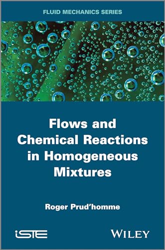 Book cover with water droplets and white text: "Flows and Chemical Reactions.