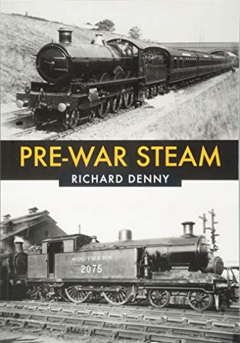 Book cover featuring black and white photos of vintage steam locomotives.