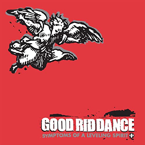 CD cover for Good Riddance, featuring a sketched winged figure on red.