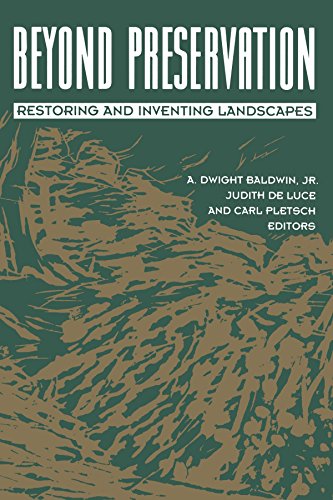 Beyond Preservation: Restoring and Inventing Landscapes