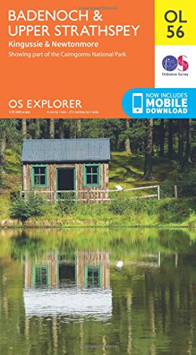 OS Explorer Map OL56 Badenoch & Strathspey