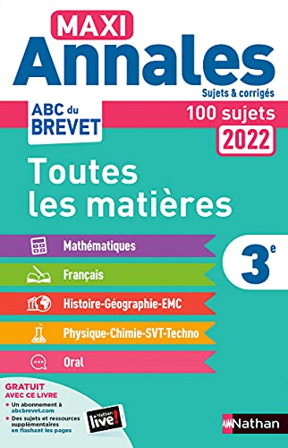Maxi Annales Brevet 2022-Corrigé