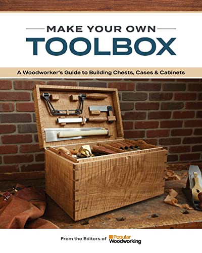 Book cover showing an open wooden toolbox with woodworking tools inside.