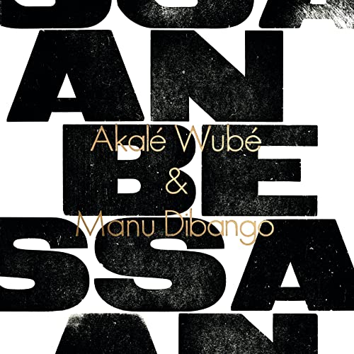 Vinyl record cover featuring bold text: "Akale Wube & Manu Dibango.