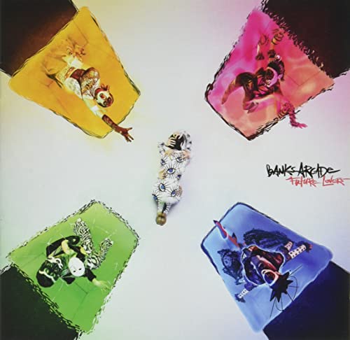 CD cover with abstract figures in colorful, geometric frames.