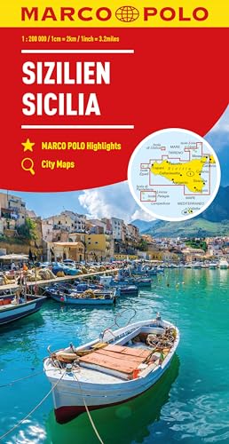 Sicily Marco Polo Map (Marco Polo Maps)