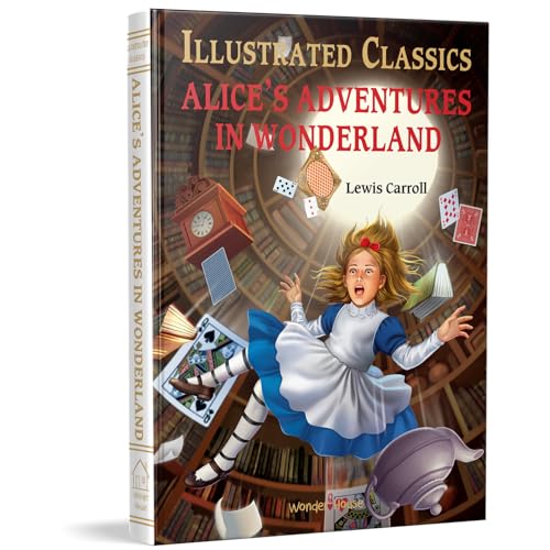 Alice in Wonderland: Illustrated Children Classics : English Novel With Review Questions