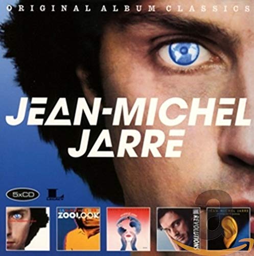 CD cover for Jean-Michel Jarre’s “Original Album Classics” featuring his eye.