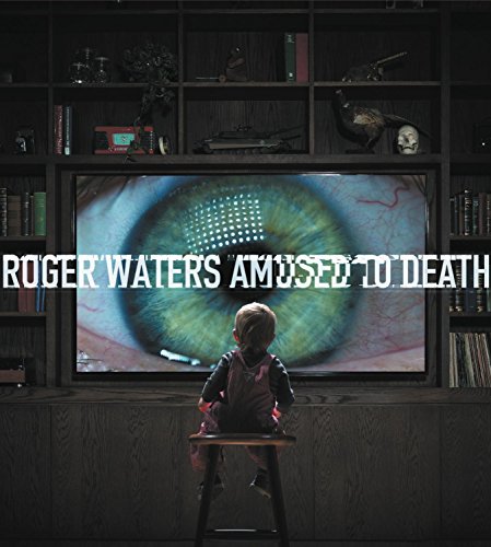 Album cover: child watching a large eye on a television screen.