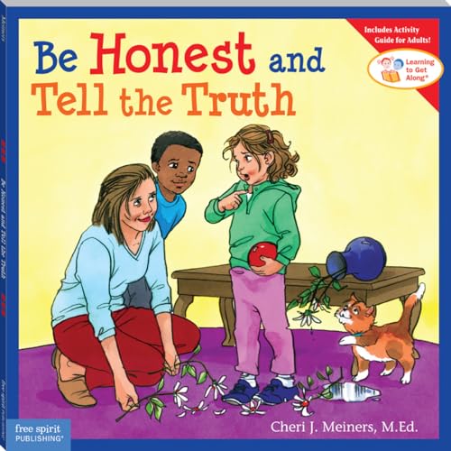 Book cover depicting children and a dog, titled “Be Honest and Tell the Truth.”