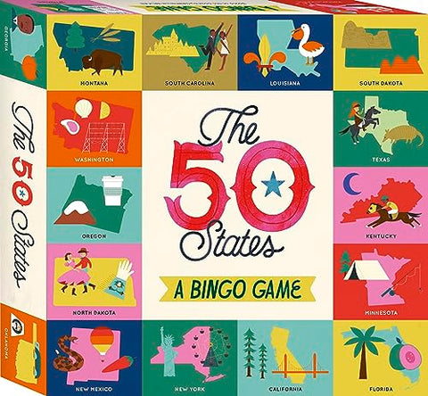 The 50 States Bingo: A Bingo Game for Explorers