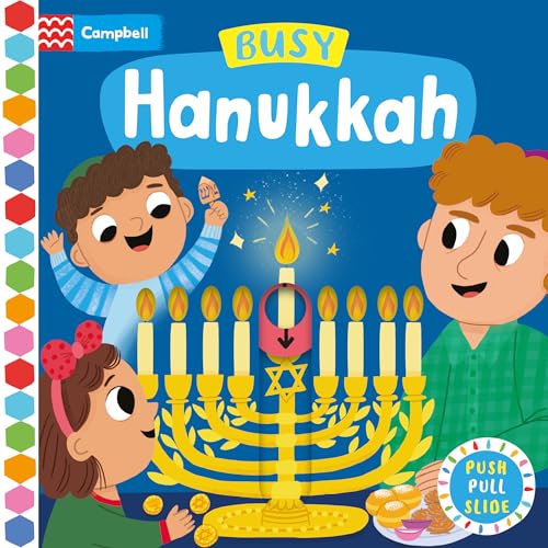 Busy Hanukkah : A Push, Pull and Slide Book