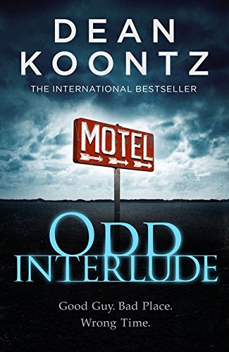 Book cover: "Odd Interlude" by Dean Koontz, featuring a motel sign.