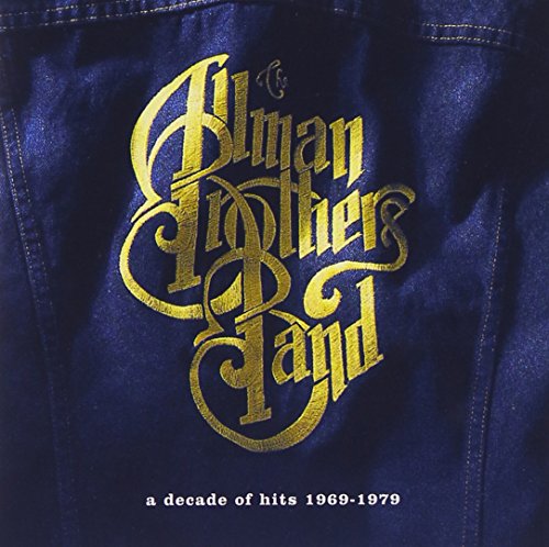Allman Brothers Band CD cover featuring gold lettering on denim.
