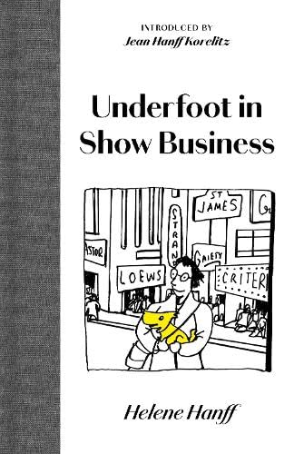 Book cover with a black and white cartoon image of a woman holding a yellow dog.