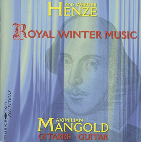 CD cover for "Royal Winter Music" by Maximilian Mangold, featuring a portrait.