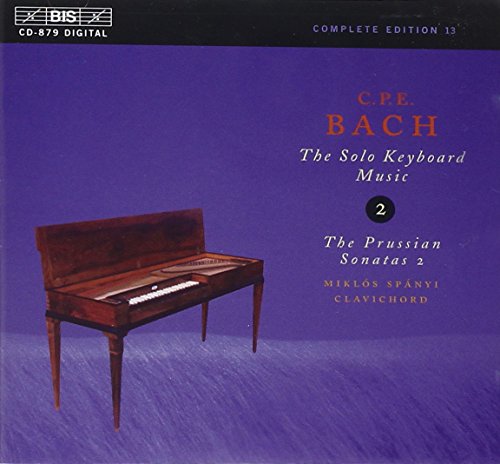 Carl philipp emanuel Bach - CPE Bach: The Solo Keyboard Music, Vol 2 - The Prussian Sonatas 2 /Spányi [CD]