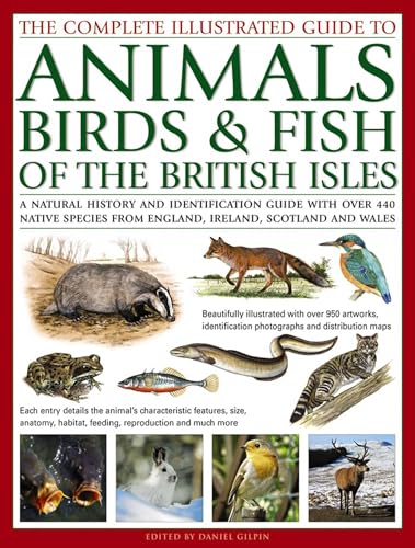 The Complete Illustrated Guide to Animals, Birds & Fish of the British Isles : A Natural History and Identification Guide with Over 440 Native Species from England, Ireland, Scotland and Wales