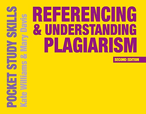 Referencing and Understanding Plagiarism: 24 (Pocket Study Skills)