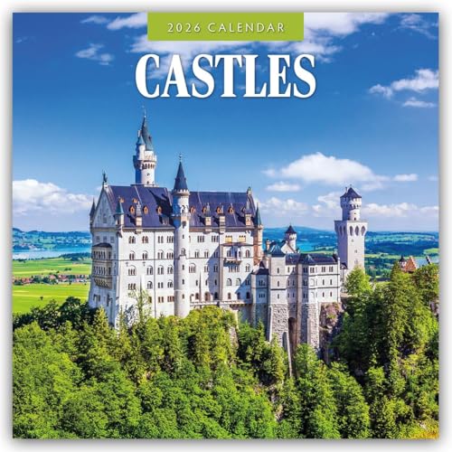 Castles 2026 Square Wall Calendar