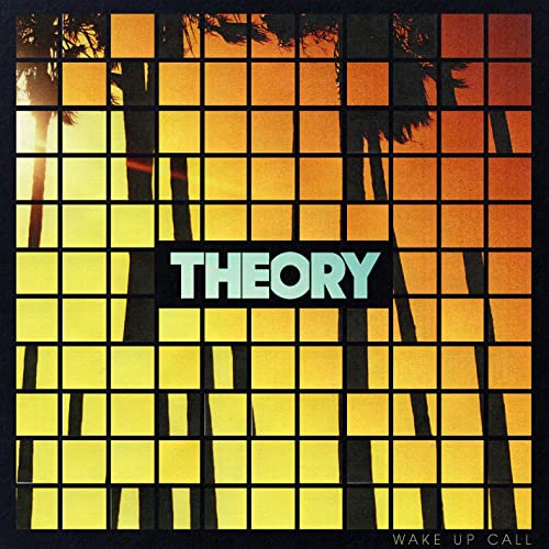 Album cover for Theory Of A Deadman’s “Wake Up Call” with pixelated sunset.
