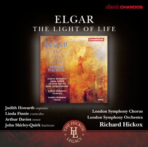 CD cover for Elgar’s “The Light of Life” with angelic imagery.