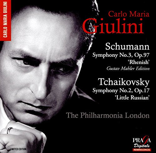 London Philharmonia & Giulini - Schumann: Manfred Overture, Symphony No. 3; Tchaikovsky: Symphony No. 2 [CD]