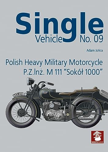 Single Vehicle Polish Heavy Military Motorcycle P.Z.INZ. M 111 "Sokol 1000: