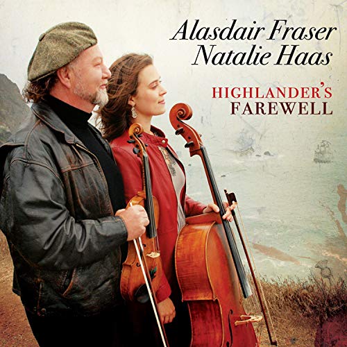 Alasdair Fraser and Natalie Haas with violin and cello, album cover.