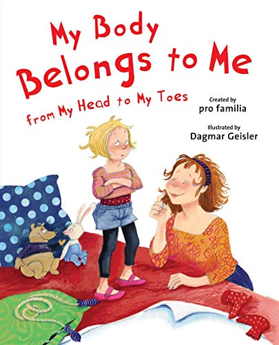 Children's book cover depicting a girl and woman with toys nearby.