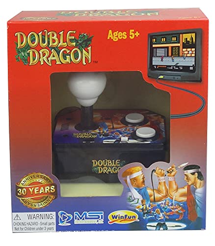 MSI 390-3F3-2A6 Double Dragon TV Arcade Plug and Play Joystick, Multi