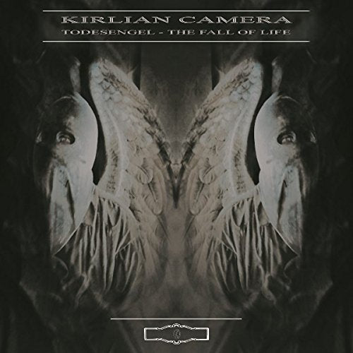 CD cover for Kirlian Camera’s “Todesengel” featuring mirrored angel wings.
