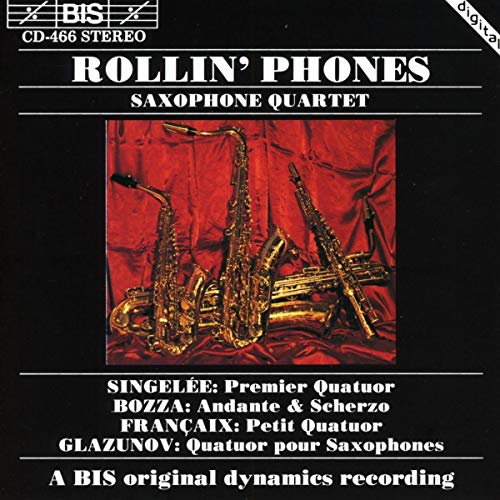 Rollin Phones Sax 4tet - Saxophone Quartet Works [CD]