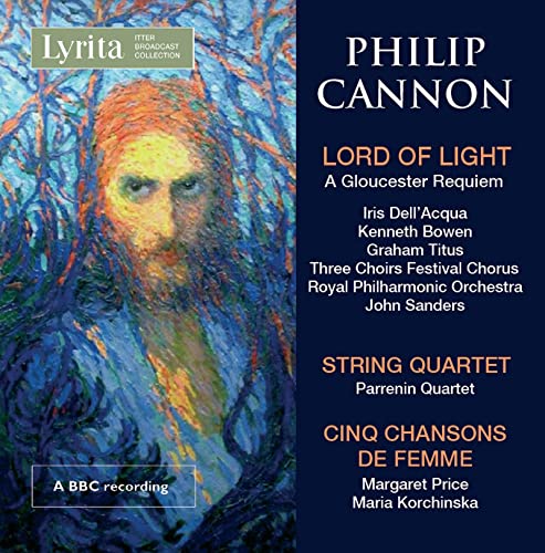 CD cover for Philip Cannon’s “Lord of Light” with painted portrait.