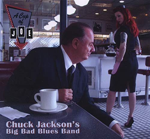 CD cover: man at diner counter with waitress, "A Cup of Joe" text.