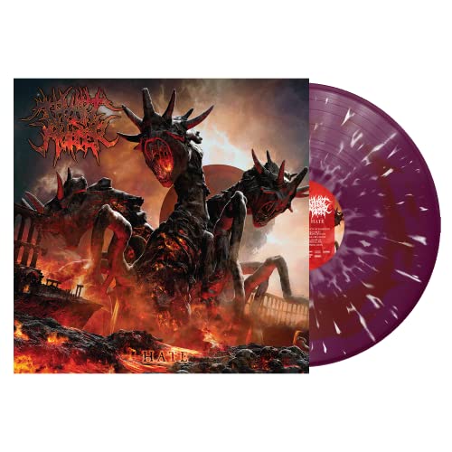 Thy Art Is Murder - Hate (Limited Edition Purple Red Swirl with White Splatter Vinyl) [VINYL]