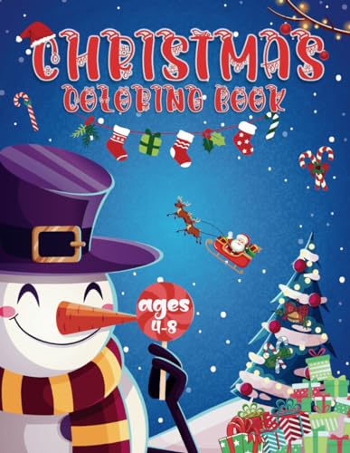 Christmas Coloring book ages 4-8