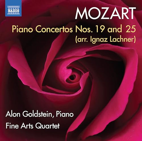 Goldstein/fine Arts Quartet - Wolfgang Amadeus Mozart: Piano Concertos Nos. 19 and 25 [CD]