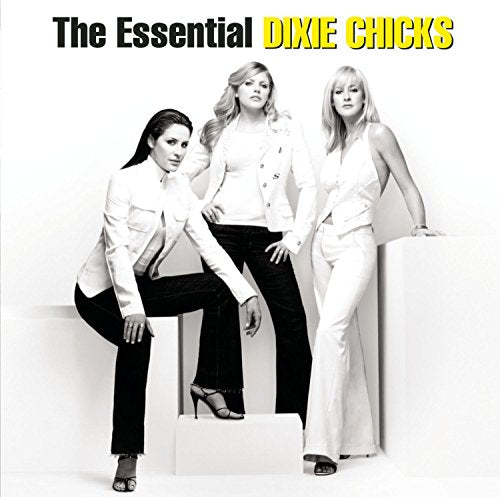 Album cover featuring three women in white and black outfits against a white background.