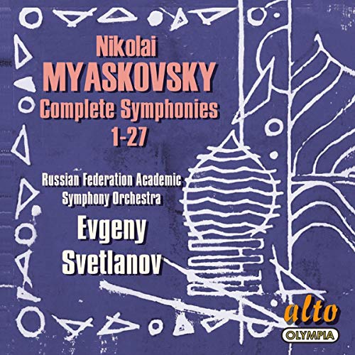 Evgeni Svetlanov - Nikolai Myaskovsky: Complete Symphonies 1- 27 / Pathetique Overture / Salutatory Overture [CD]