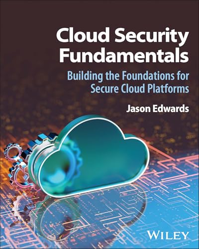Book cover: "Cloud Security Fundamentals" with a blue cloud graphic.