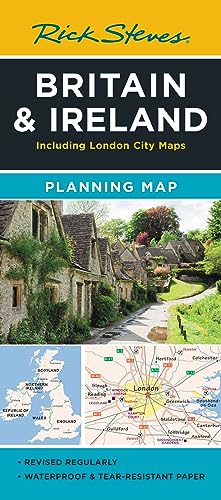 Rick Steves Britain & Ireland Planning Map : Including London City Map