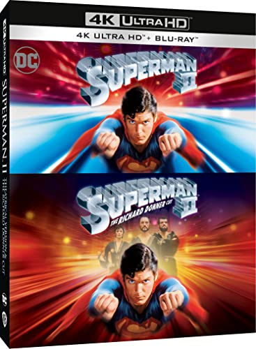 Superman II Theatrical Cut And The Richard Donner Cut Steelbook [BLU-RAY]