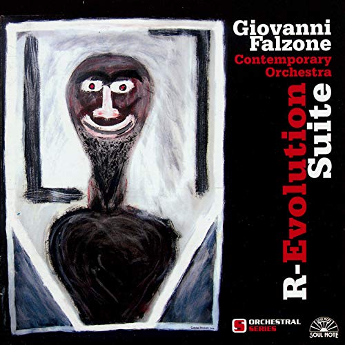 CD cover featuring an abstract painting of a dark-faced figure.
