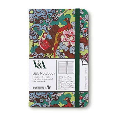 IF V & A Bookaroo Journal A6 Sundour Pheasant, Green, One size