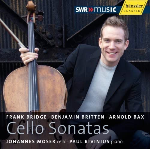 Moser Rivinius  Johannes Mose - BRIDGE, BRITTEN AND BAX: CELLO SONATAS [CD]