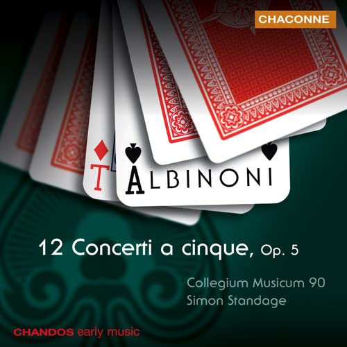 Collegium Musicum 90 - Albinoni: 12 Concerti a cinque Op 5 /Collegium Musicum 90 · Standage [CD]