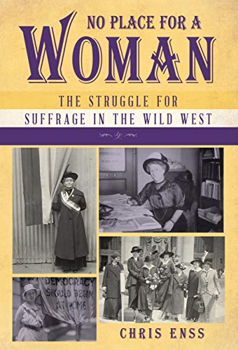 Book cover depicting historical photos of women advocating for suffrage.